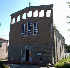 Chiesa del Cuore Immacolato della Beata Vergine Maria e San Rocco confessore - esterno, visione assonometrica